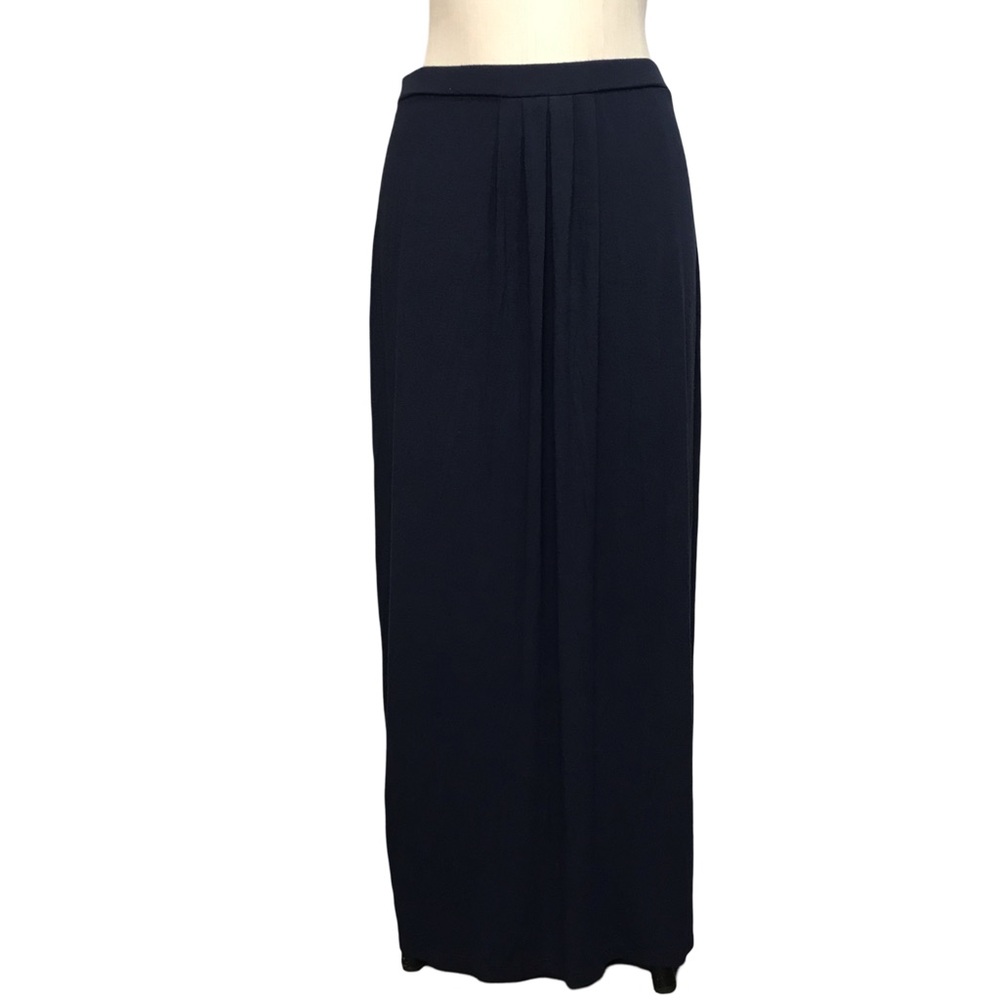 Mercer & Madison Maxi Skirt Women’s Size L Color Blue Pull-On Elastic Waist.